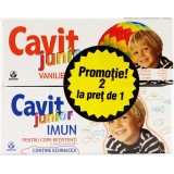 Biofarm Cavit Junior Vanilie + Cavit Junior Imun (promotie 2 La Pret De 1)