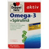 Doppelherz Aktiv Omega-3 + Spirulina (60 Capsule + 60 Tablete)
